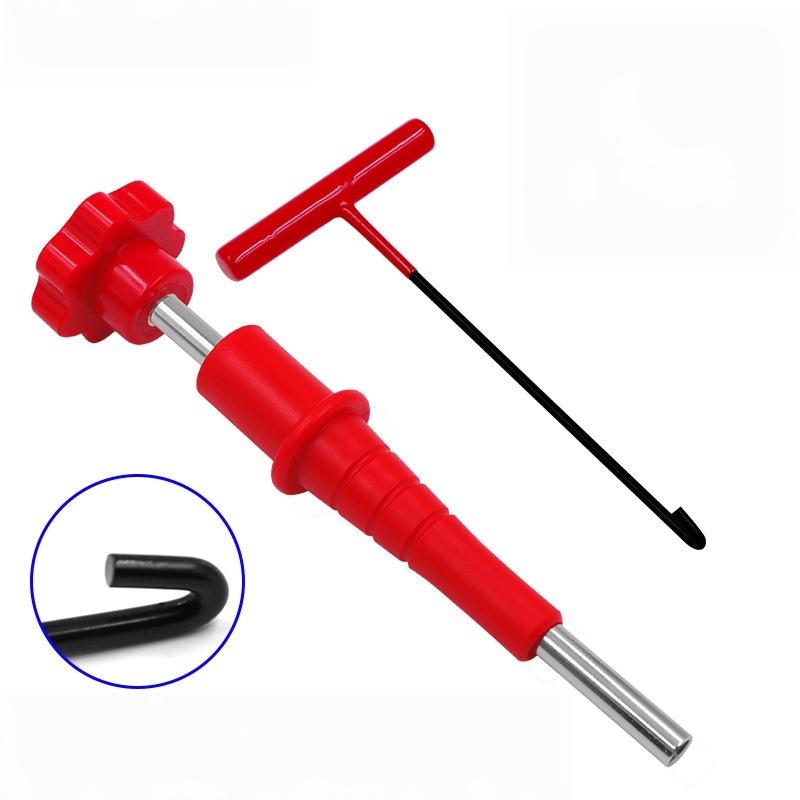 1 Set Schnellaustausch-Reifenventilkernwerkzeuge Reifenventil Schaftkern Schneller Austauschwerkzeugsatz zum Ersetzen undichter Ventile im Auto