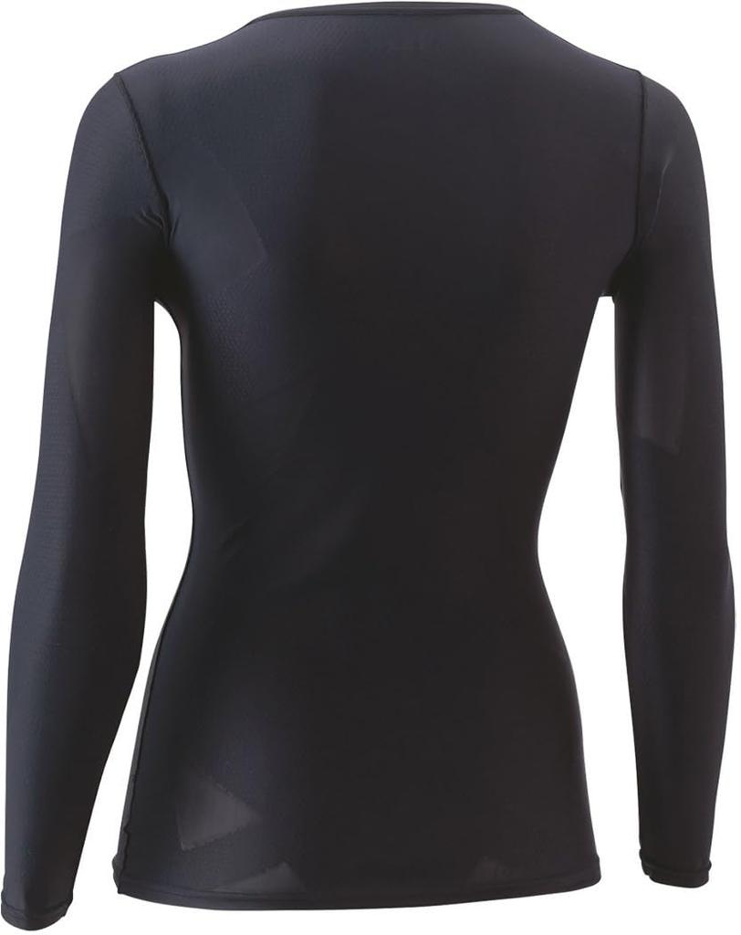 STB YONEX Underwear Long Sleeve Shirt STBA1513 Black M Women's U-Neck 007