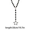 Star Flower Pendant Necklace Sweet Cool Clavicle Chain Necklace Fashion Jewelry