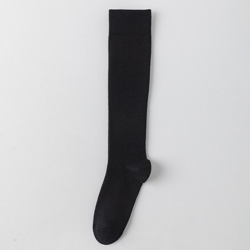 Women's Black Over-the-Knee Compression Socks - Slimming, Thin, Summer, Spring, Autumn