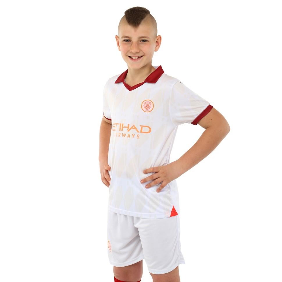 Kinder-Fußballuniform, Trikot und Shorts, Manchester City CO-6338