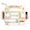 Wedding Reception Signage First and Last Day of School Board Sign for Kids, Reusable Wooden Memo Chalkboard Sign, Cute Writing Daily Notes Schedules
