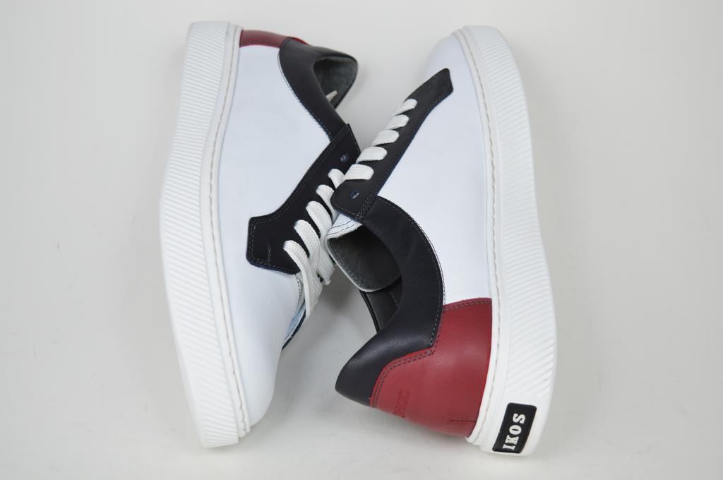 Trampki męskie ikos 16692 40 Biała skóra