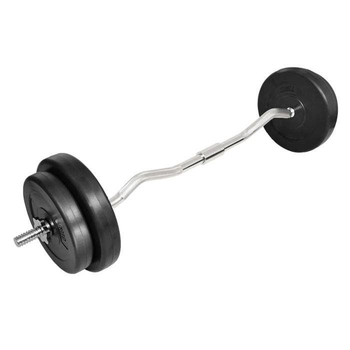 VidaXL Haltère 30 kg Poids Fitness Exercice Musculation Poids Entraînement 90373