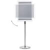 A3 Poster Stand Silver Aluminum Alloy