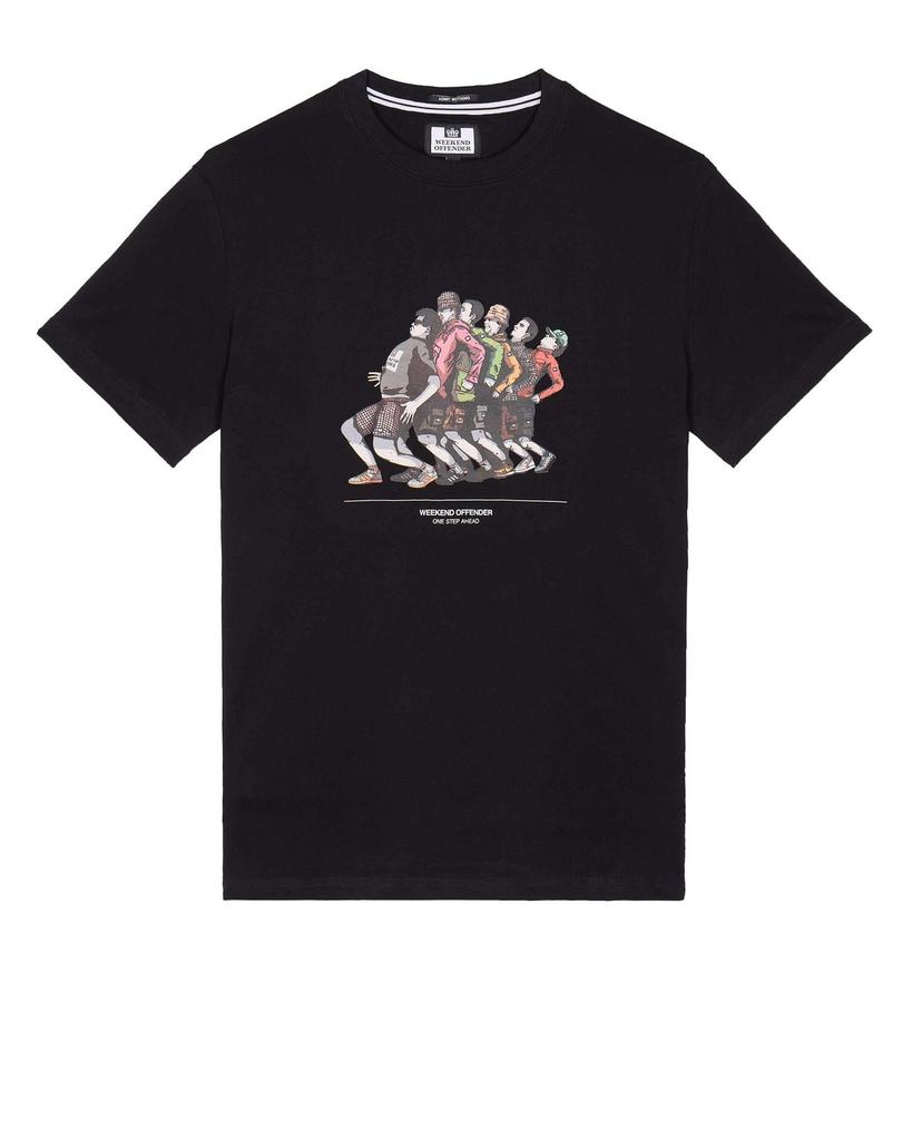T-shirt Graphique Madness Weekend Offender Noir T-shirt Unisexe