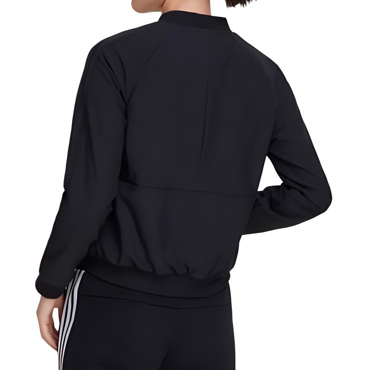 adidas Bomber Jacket Sweatshirt Women Outerwear Black DW5716