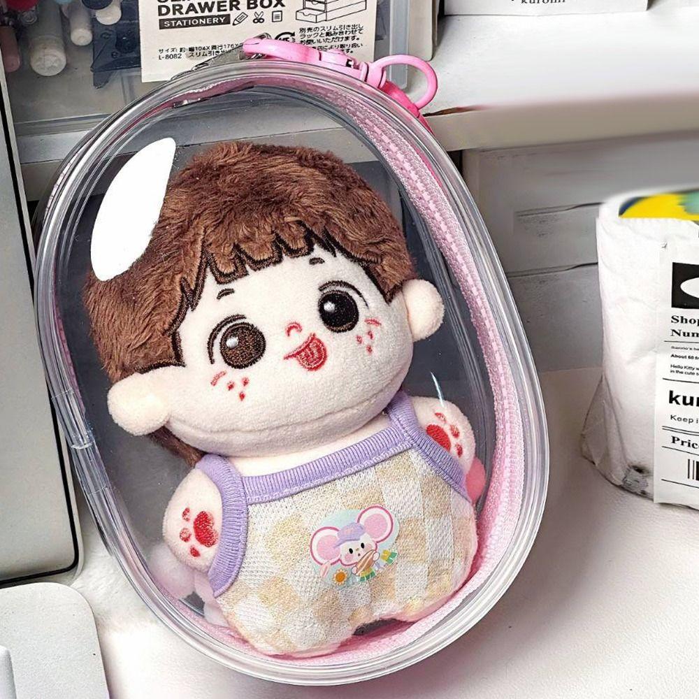 Transparent Doll Protective Bag Dustproof Sunproof Rainproof Mystery Box Portable Storage Pouch