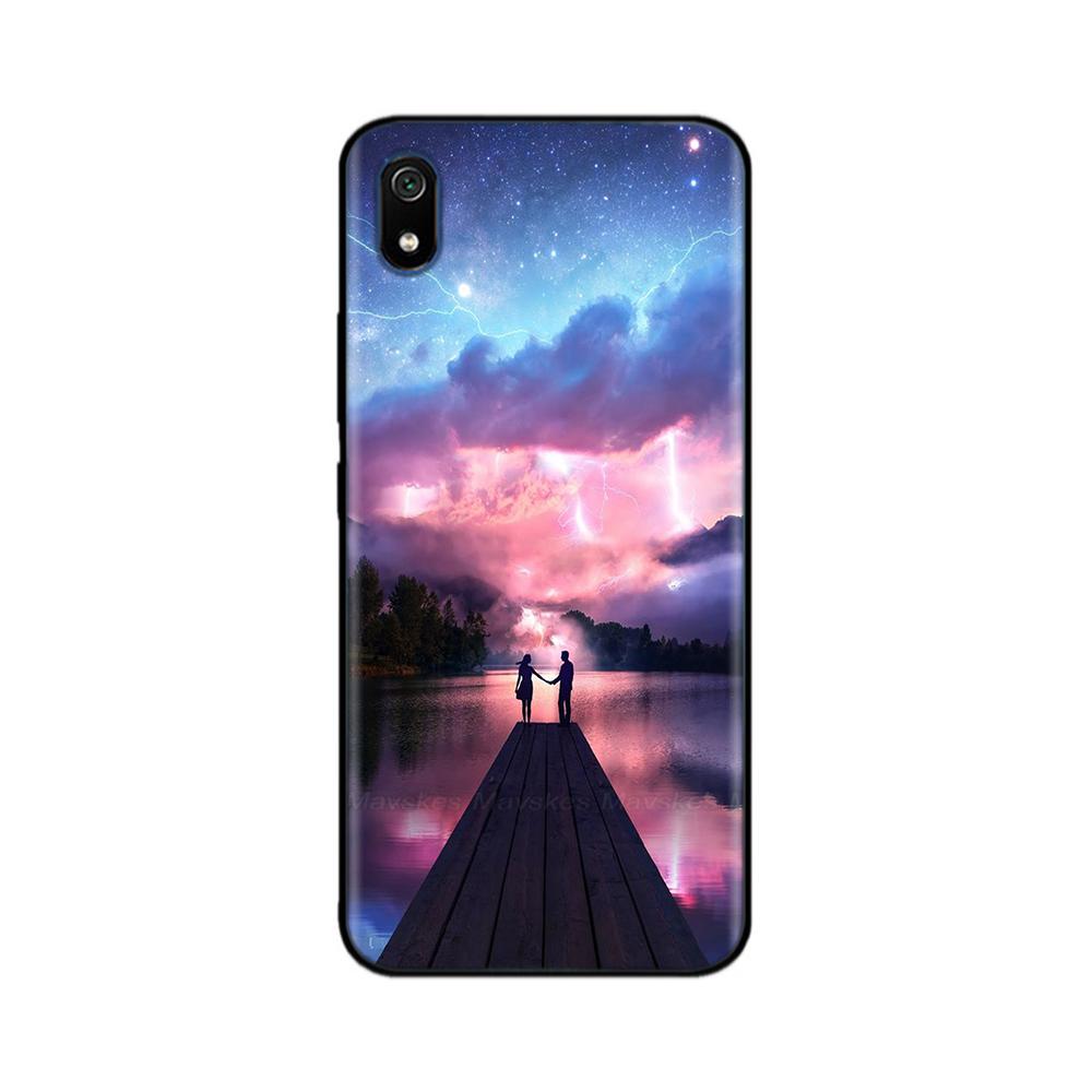 For Xiaomi Redmi 7A Case Redmi 7a TPU Soft Painted Silicone Cover for Xiaomi Redmi 7A 7 a Case Shockproof Cover Shell Para Coque