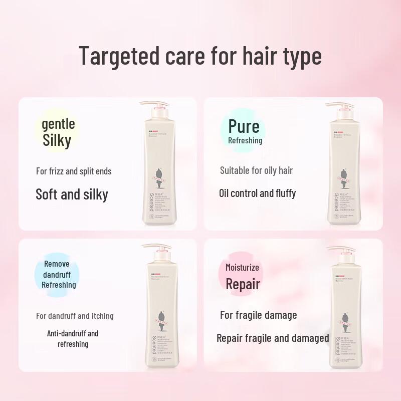 ADOLPH Essential Oil Gentle Silky Hair & Body Care Set