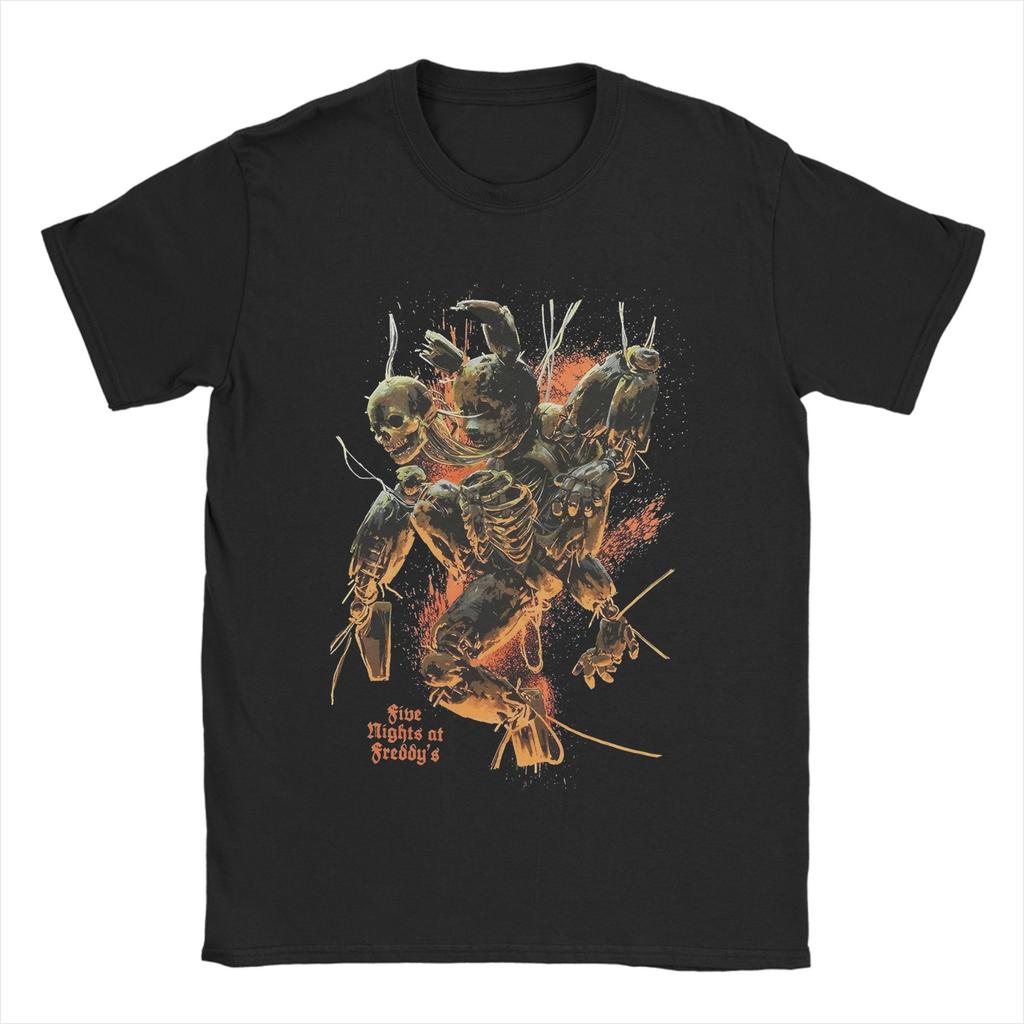 Unisex FNAF At Freddys T Shirt  100 Cotton Clothing Unique Short Sleeve Crewneck Tees Gift Idea TShirt