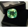 Green Sapphire Natural 8-10 Ct Cushion Cut Fabulous Certified Loose Gemstone