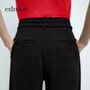 Edition Women's High-Waist Straight Leg Acetate Blend Trousers