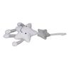 Baby Crib Mobile with Wind Chime Soft Plush Cute White Cartoon Five Pointed Star Shape Baby Crib Hanging Toy for Car Crib Trolley