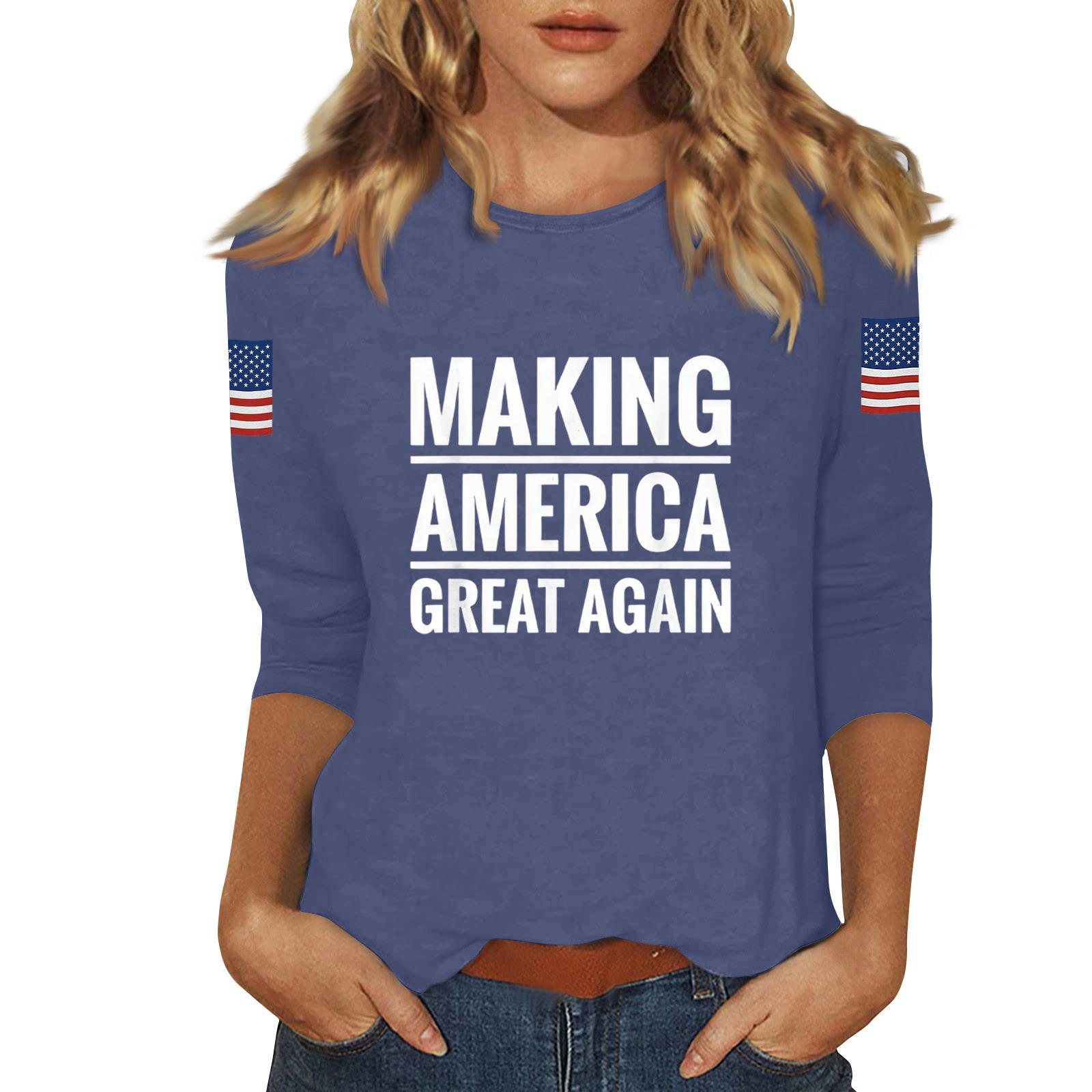 

Women s Casual Fashionable Sexy Comfortable Neck Three-Quarter Sleeve Top L