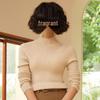 Premium Autumn/Winter Cashmere Knit Top: Soft, Smooth, Half-High Collar Sweater