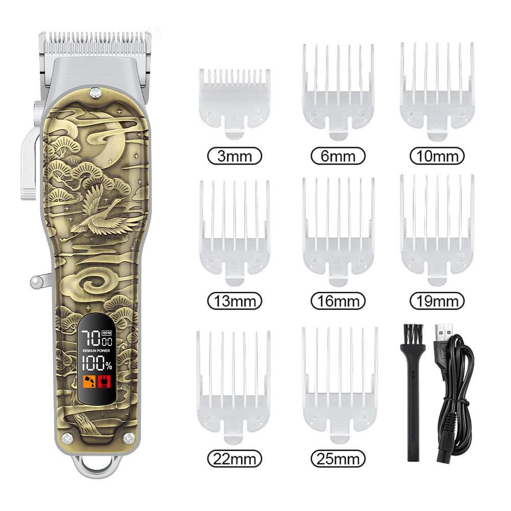 Electric Hair Clipper: Bald Head, Oil Head, Carving Knife, Barber Special