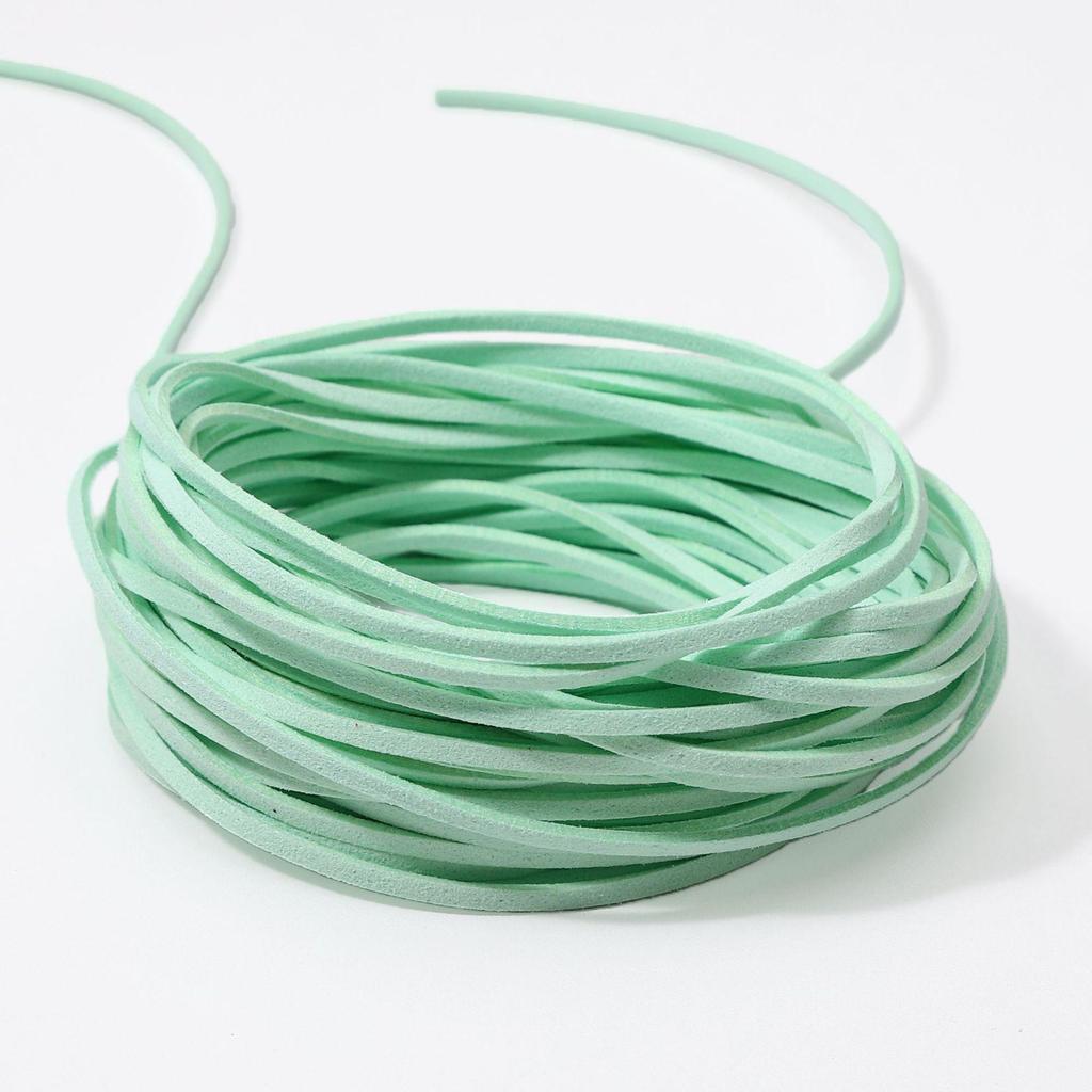 Korean suede rope for DIY jewelry making, 3mm braided wire for bracelets and necklaces. Add a touch of handmade to your accessories!
