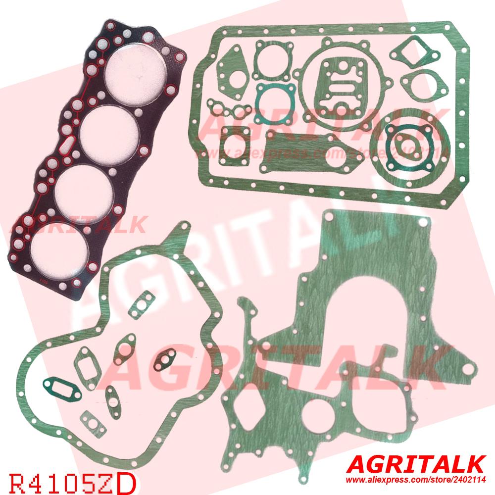 Pakking set koppakking voor Weifang / Weichai 490D / 495 / K4100D / K4100ZD / R4105ZD / K4100SD / ZH4100 / N4105ZLDE-S / ZH4100D