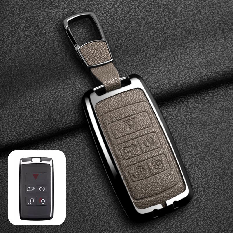 Zinc Alloy Car Key Case Cover Smart Remote Protection Shell For Land Rover Range Rover Evoque Discovery Sport Velar Accessories