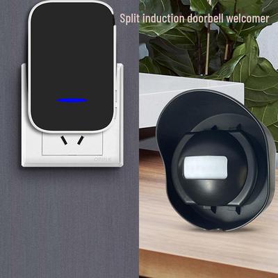 New Strange Morning Technology: Waterproof Wireless Induction Doorbell with Human Infrared Sensor for Courtyard Alarm and Supermarket Welcome.
