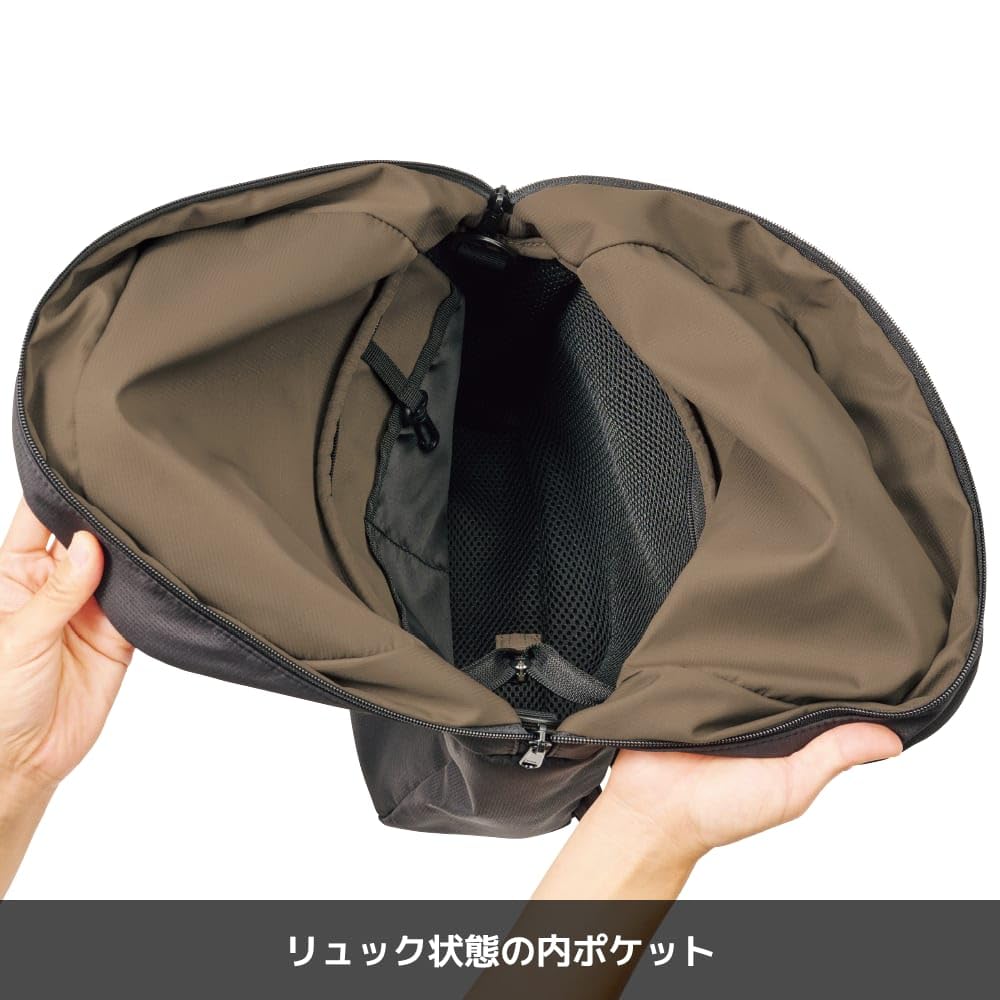 Workman 2-Wege-Umhängetasche, die sich in einen Rucksack verwandelt (Produktnummer ZSG04, Kontrollnummer 69042) - Arbeiterfarben. Perfekt für Katastrophen