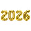 2026 Number Foil Balloons Happy  Year Eve Party Decoration Photo Booth Props Supplies Christmas Home Decor Navidad 2026
