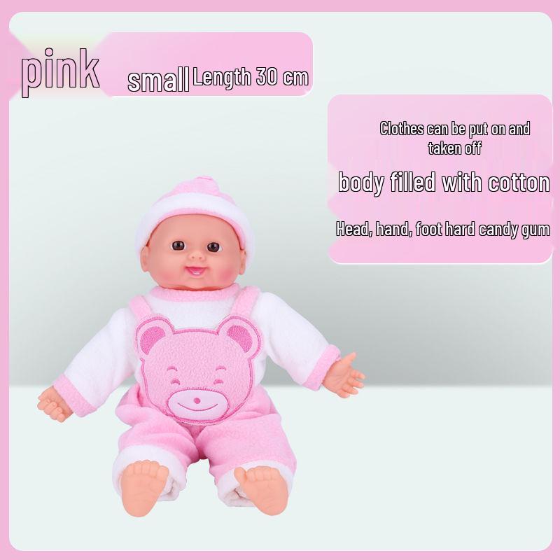 Toddler Nursery Doll: Soft Rubber Baby Doll That Talks and Can Be Breastfed, Perfect for Dollhouse Play.