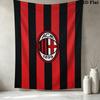 Arazzo da Parete AC Milan Appeso Estetico a Parete Coperta in Tessuto Stampato Arazzi Decorativi per Camera da Letto Soggiorno Decorazioni per la Casa
