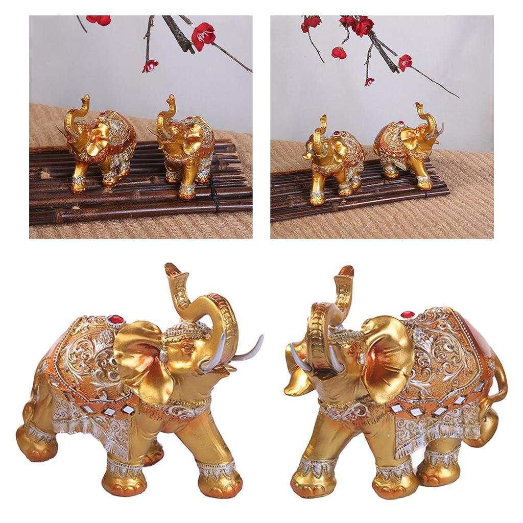Golden Statue Home Decoration Collection Animal Sculpture for