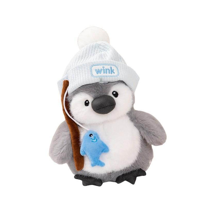 Stuffed Cute Penguin Animal Ornament With Chef Painter And Fisherman Styles