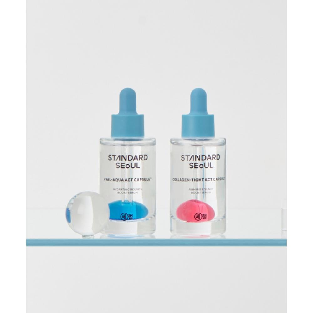 Standard Seoul Bubble Mask Cleanser 50ml + Hydrating Bouncy Boost Serum 30ml +  