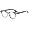 Japanese Ultralight Round Frame Eyeglasses: Fashionable, Small, Rivet Design, Unisex, Anti-Blue Light.