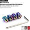 4PCS Metal Car Tire Valve Stem Caps, Wheel Valve Covers, Auto Dustproof Tire
