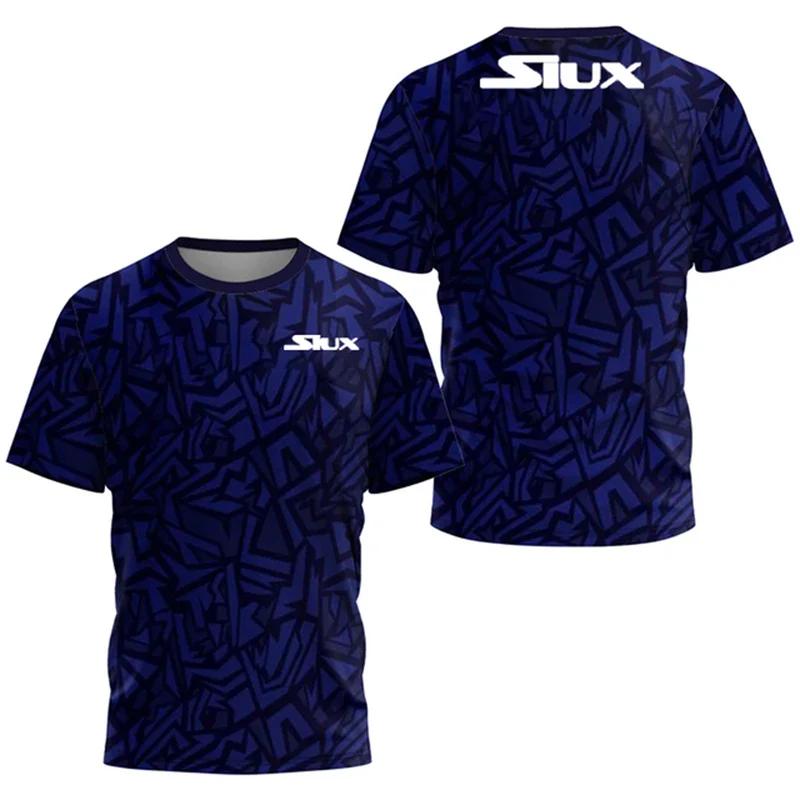 Men's Quick-drying Short-sleeved T-shirt Breathable Badminton Tennis Volleyball Sweatshirt Summer Sweaty Running Sweatshirt