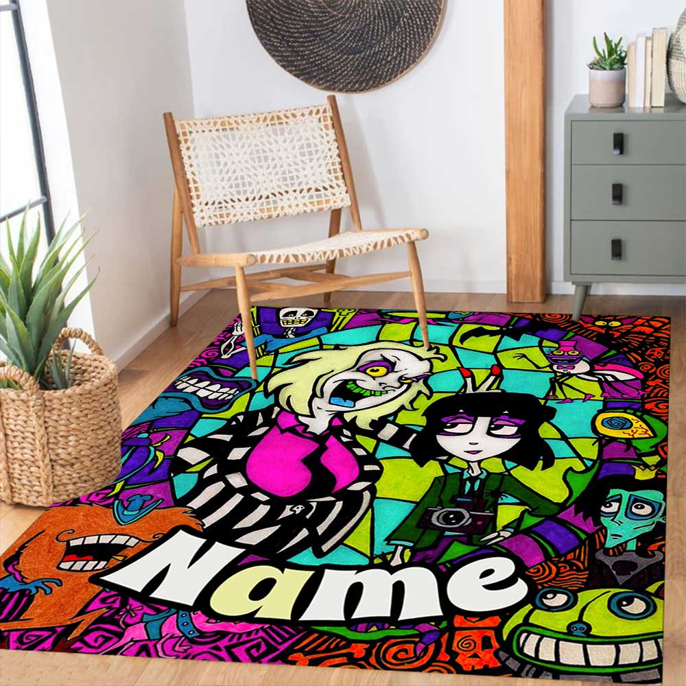 Warnermedia (15) Customize your name rug, office chair cushion, home bedroom living room gift.
