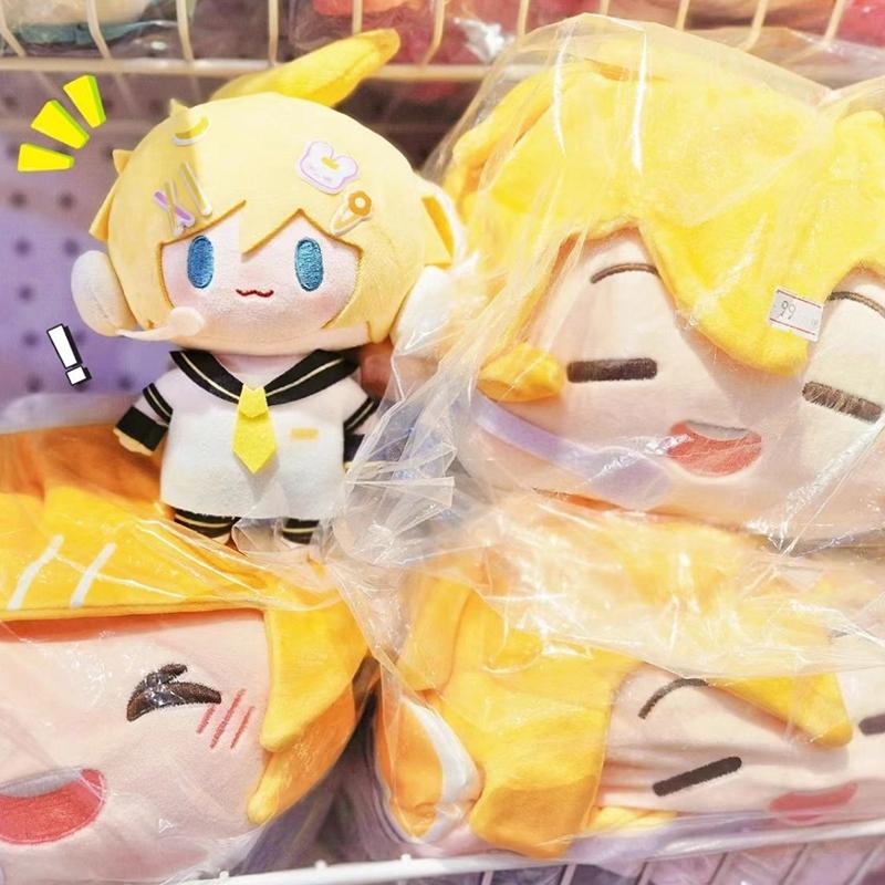 Hatsune Miku Pluszowe Zabawki Brelok Kagamine Len Rin Plecak Anime Gadżet Urocza Wypchana Lalka Dekoracja Torby Prezent Urodzinowy dla Dziewczynki