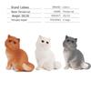 Children's Black and White Kitten Simulation Set - Toy Cat Figurine