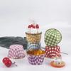 Gold Foil Rolled Paper Cups, Muffin Cupcake, Wedding Party Decorations, Heat Resistant, Kitchen Baking Accessories, 30Pcs