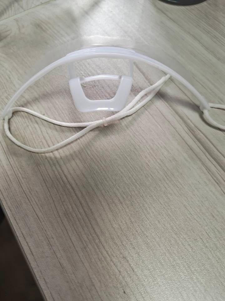 Transparente Tropfen-Gesichts-Mundmaske Für Restaurant Hotel Kellner