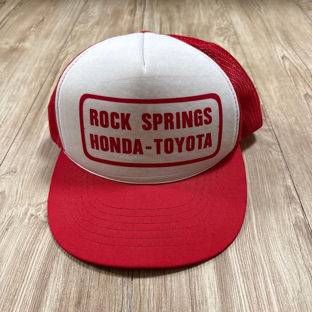 Used 80s Vintage HONDA TOYOTA Mesh Cap Trucker