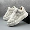 Fashion New 2025 Fashion Designer Men's Lace Up Mix Thick Soled Platform Causal Shoes Flats Male Walking Sneakers Zapatos Hombre