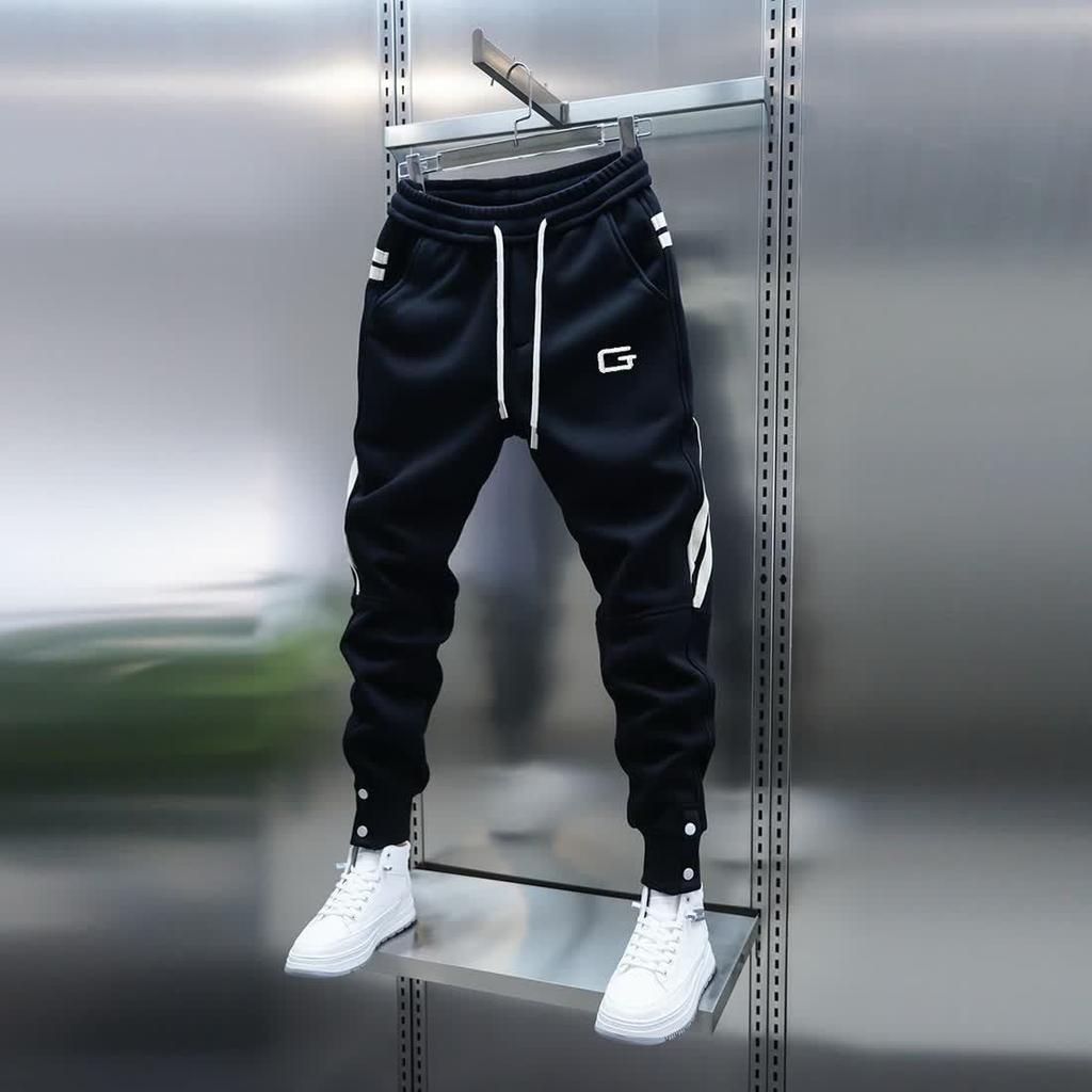 Pasiasty Codzienny Haremowy Modny Uliczny Spodnie Outdoorowe Joggery Dresy Wysokiej Jakości Odzież Męska