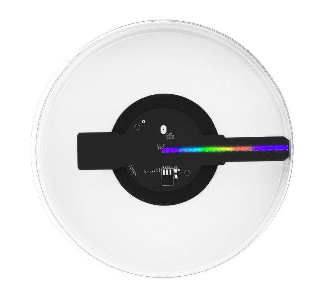 3D Holographic Projection Fan WiFi Remote Control LED Logo LED Neon Light Rotating Display Advertising Time