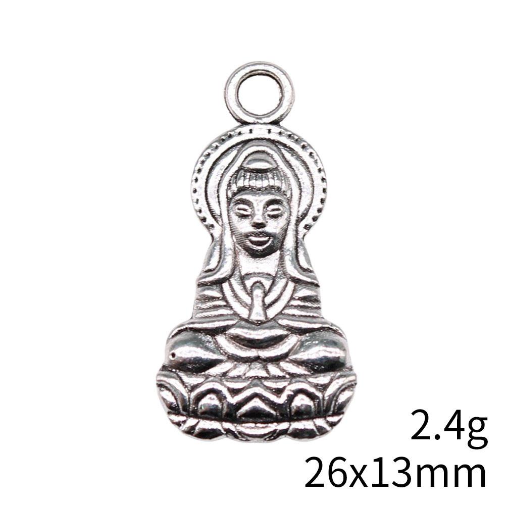 Thanksgiving Day Charms For Nails Buddha Statue Charms Pendant Home Garden Bracelet Pendant