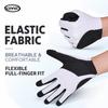 CXWXC Full Finger Cycling Gloves SBR Shock Absorbing Breathable Non Slip Touchscreen Gloves for Mountain Road Bike Riding