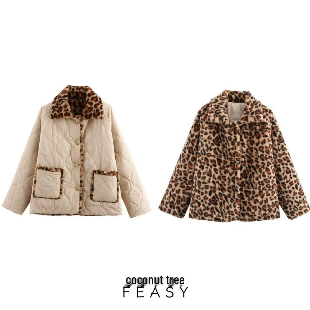 European and American Women's Reversible Quilted Lapel Jacket - Autumn/Winter Street Fashion