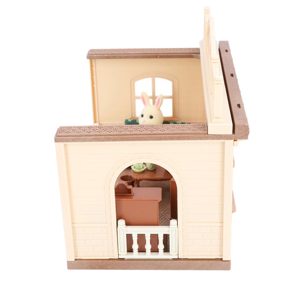 1:12 Scale Doll House Furnishings Plastic Miniature TV Tea Table Sofa Fireplace Flower Pots Living Room Dollhouse