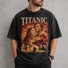 Titanic Movie Poster T-Shirt, Retro Jack and Rose Graphic Tee