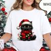 Comfort Colors® Christmas Cat T-Shirt, Funny Christmas Shirt, Cat Lover Xmas Gift, Cat Owner Shirt, Xmas Holiday Shirt, Animal Lover Shirt